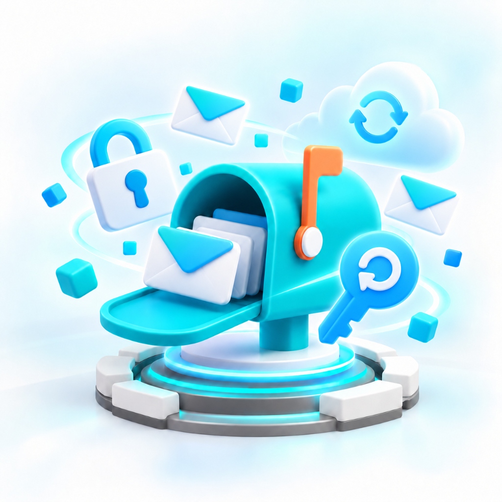 RanaMailbox Forgot Password 3D Banner